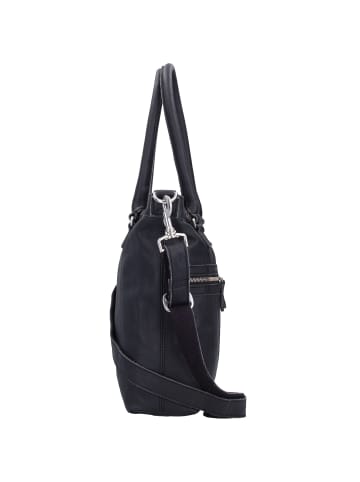 Cowboysbag Schultertasche Leder 28 cm in black