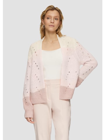 s.Oliver BLACK LABEL Strickjacke langarm in Pink