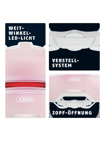 ABUS Fahrradhelm HUD-Y in pure rose