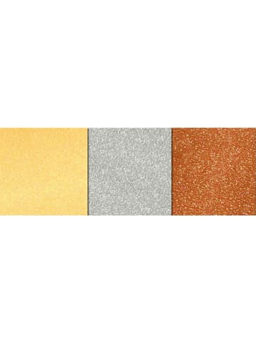 Buntpapierfabrik Ludwig Bähr Faltblätter Metallic 130g/qm 14x14cm Packung mit 100 Blatt 3 Farben