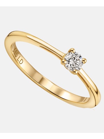 Diamant L'éternel Ring aus 585 Gelbgold mit 0.15 Karat Diamant
