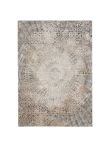 Pergamon Teppich Tawira in taupe