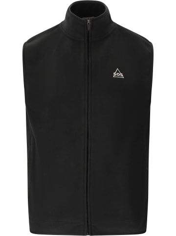 SOS Fleeceweste Draco in 1001 Black