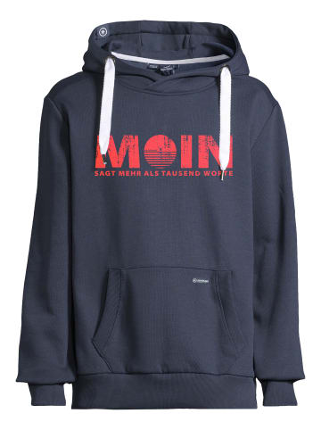 Salzhaut Hoodie HEFF - MOIN sagt mehr als tausend Worte Navy