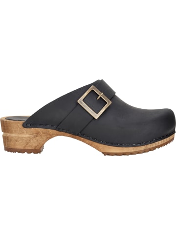 Sanita Comfortwear Clog "Wood-Urban Open" in Schwarz