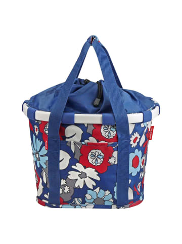 KLICKfix reisenthel Bikebasket 15 - Lenkerkorb 35 cm (twist sage) in florist indigo