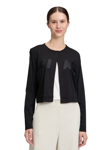 Betty Barclay Shirtjacke mit Rundhalsausschnitt in Schwarz