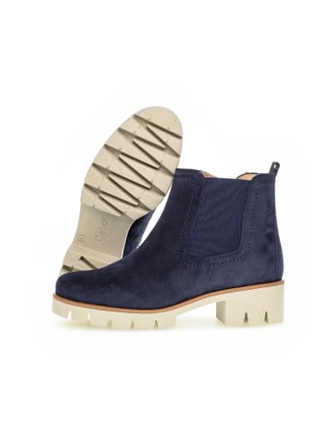 Gabor Fashion Chelsea Boots in blau