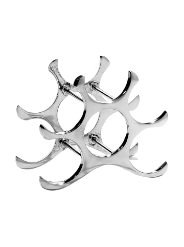 kobolo Weinregal CIRCLEBOT6 in Silber