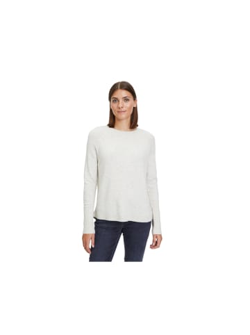 BETTY & CO Rundhalspullover für Damen in unifarben in offwhite