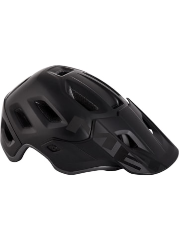 Met Fahrradhelm in Schwarz