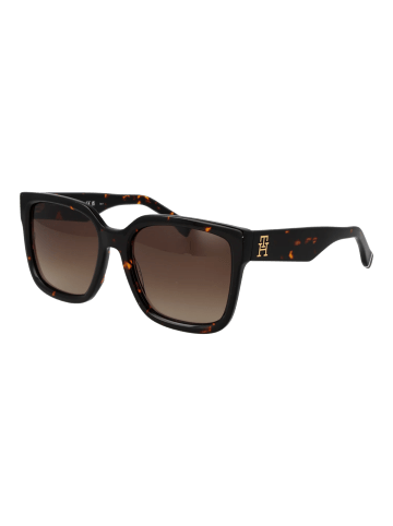 Tommy Hilfiger Frauen Sonnenbrille Quadratisch Schwarz