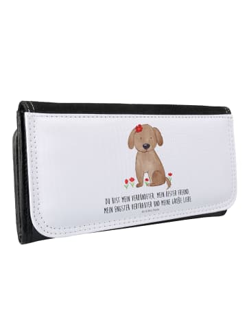Mr. & Mrs. Panda Wallet Hund Dame mit Spruch in Weiß