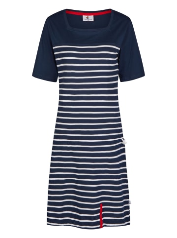 Wind Sportswear Maritimes Strandkleid in navy-weiß