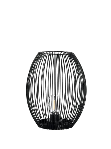 LEONARDO Laterne mit LED CASOLARE 24,2 cm schwarz