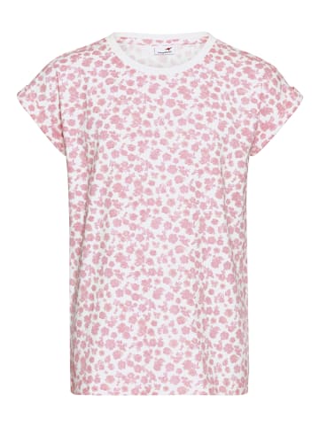Kangaroos T-Shirt in rosa geblümt