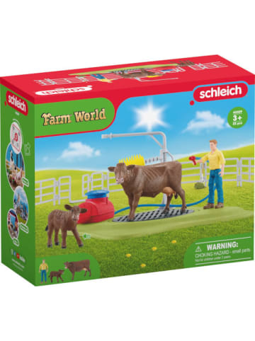 Schleich Spielfigur Farm World 42529 Kuh Waschstation - 3-12 Jahre