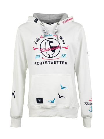 SCHIETWETTER Hoodie Finja Flüstertüte in weiß