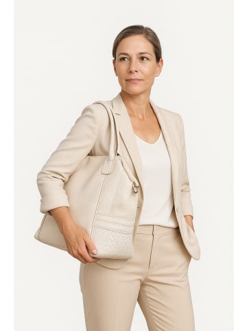 collezione alessandro Schultertasche " Basilico " in creme