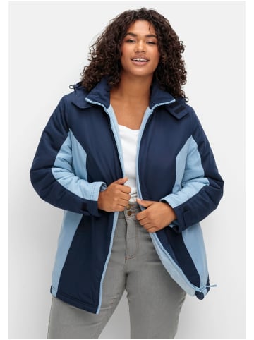 sheego Funktions-Winterjacke in bleu-marine