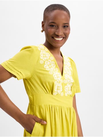 Ambiance Kleid in gelb - 0001