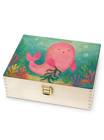 Mr. & Mrs. Panda Teedose Sternzeichen Jungfrau Design ohne Spruch in Weiß