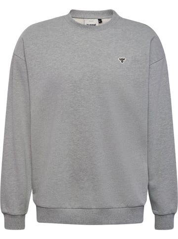 Hummel Pullover "Loose Crewneck Bee" in Grau