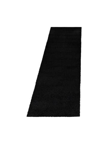 Teppich Boss Hochflor Teppich Sima Schwarz