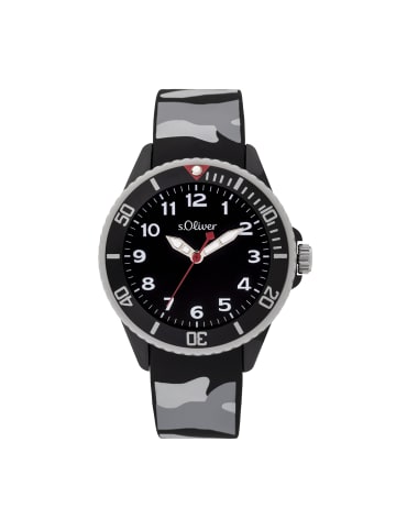 s.Oliver Quarzuhr SO-3920-PQ in Schwarz