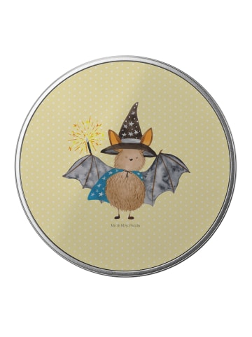 Mr. & Mrs. Panda Erinnerungsbox Fledermaus Zauberer ohne Spruch in Gelb Pastell