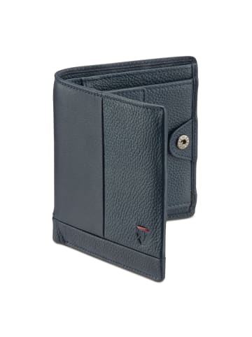 Roncato Trial DLX Geldbörse RFID Schutz Leder 9 cm in navy
