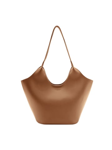 Seidenfelt Nelma Shopper Tasche 45 cm in toffee