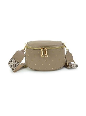 Harpa Ledertasche in macchiato taupe