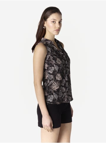 KOROSHI Damen-Ärmelloses Hemd mit normaler Tech-Technik. in Schwarz