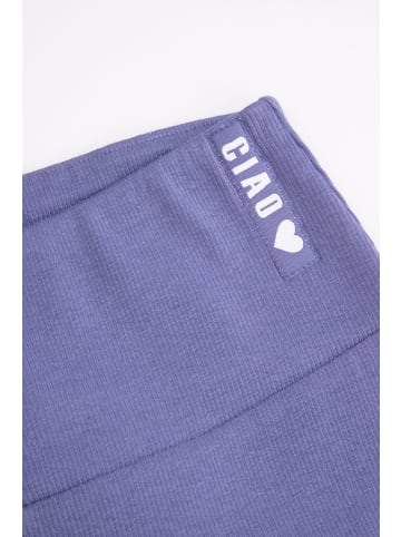 Coccodrillo 3/4-Leggings mit Rippstruktur in dunkelblau