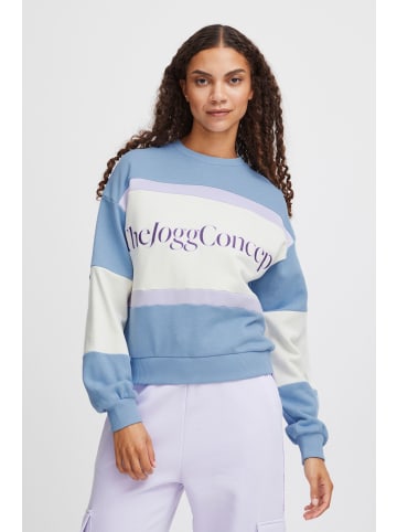 TheJoggConcept. Rundhalspullover JCSAKI BLOCK SWEATSHIRT- 22800442 cooler Sweatpullover mit Colorblock in Blau