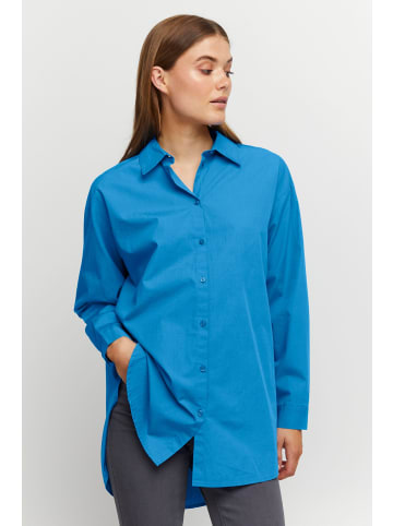 b. young Langarm - Hemd BYGAMZE Loose fit in French Blue