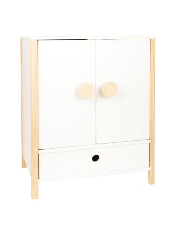 small foot Puppenschrank Little Button inkl. 3 in white