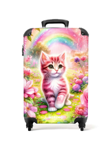 NoBoringSuitCases Suitcase, Handgepäck, Koffer, Reisekoffer Kätzchen Regenbogen