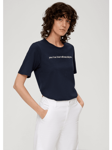 s.Oliver T-Shirt kurzarm in Blau