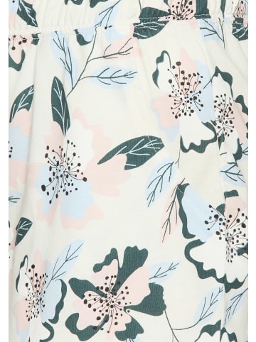 s.Oliver Pyjamashorts in blau-rosa geblümt