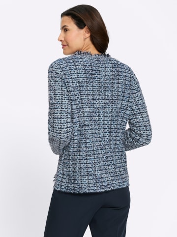 WITT WEIDEN Cardigan in marine-ecru-gemustert