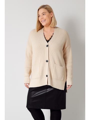 Sara Lindholm Strickjacke in champagner