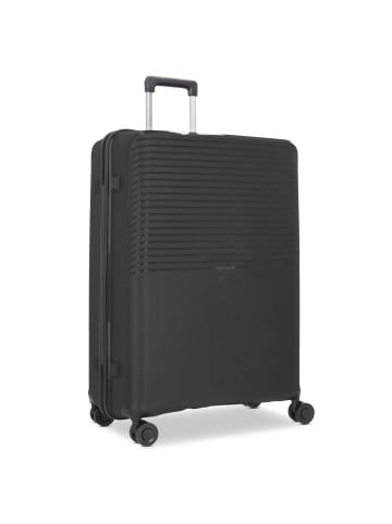 D&N Travel Line 4000 4-Rollen Trolley 76 cm in schwarz