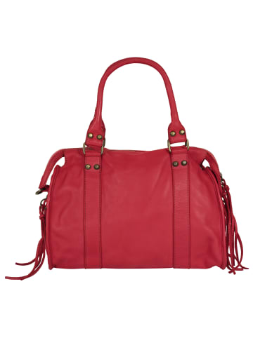 Samantha Look Shopper echt Leder in rot