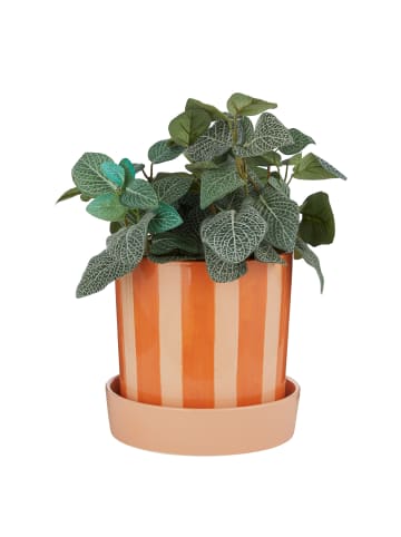 Butlers Blumentopf CIRCUS mit Teller in Rosa