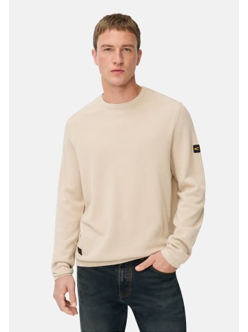 Camel Active Pullover aus reiner Baumwolle in Hafer