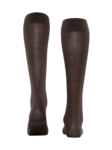 Falke Kniestrümpfe Cotton Touch in Dark brown