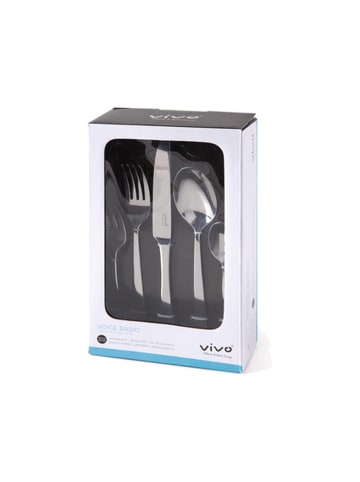 Villeroy & Boch 180-tlg. Tafelbesteck Voice Basic in Beige – in beige