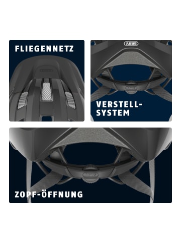 ABUS Fahrradhelm Macator in titan